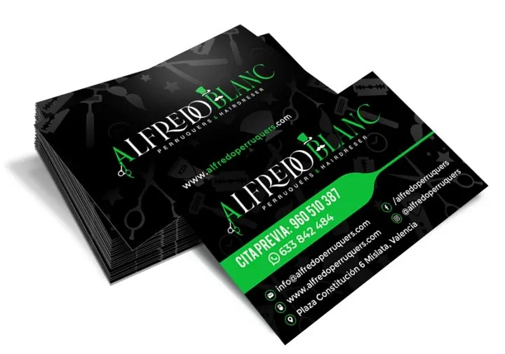 Business card for Alfredo Blanc
